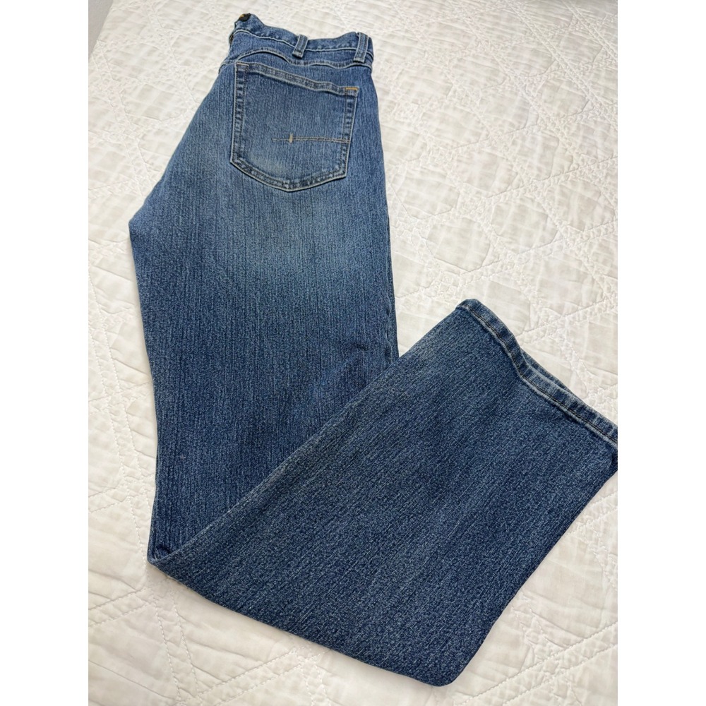 Ariat Rebar M4 Relaxed Boot Cut Jeans Mens 31x32 Blue Denim Work Pants
